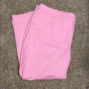Talbots slim ankle pink jeans size 22 plus
